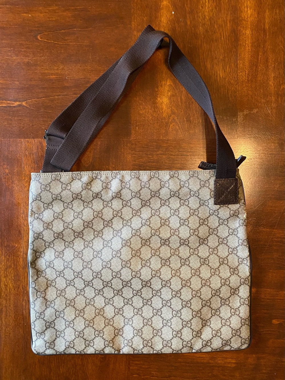 Gucci GG Supreme Coated Canvas Messenger Bag